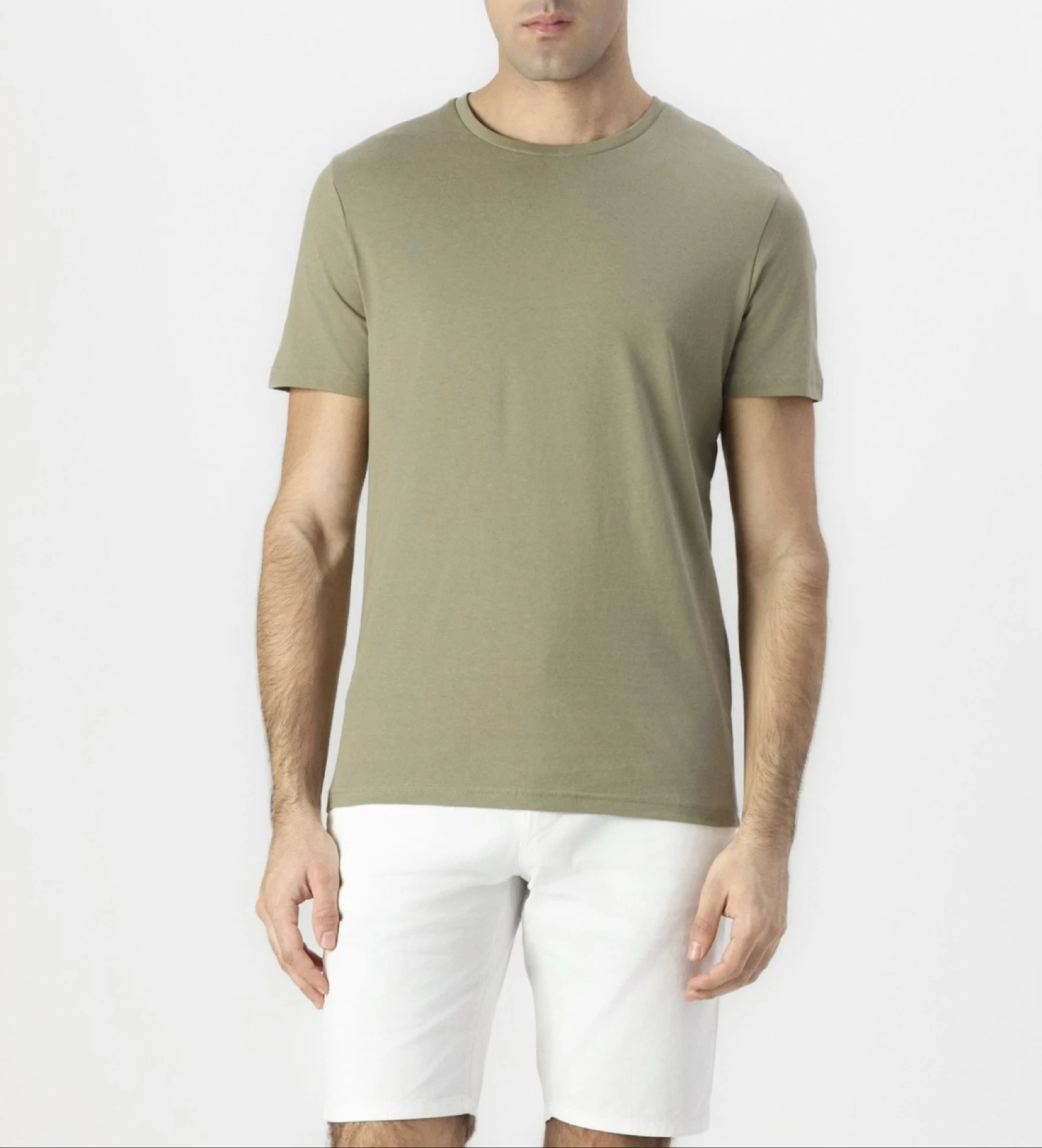 Men's Khaki T-Shirt Simple & Versatile 